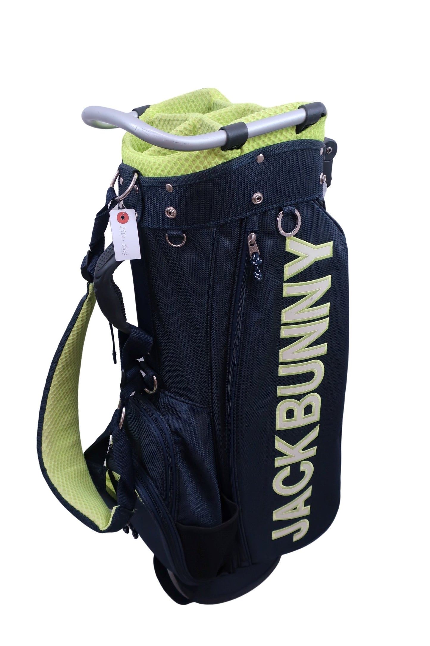 Jack Bunny(ジャックバニー) スタンドキャディバッグ ネイビーイエロー 6口 B-10
