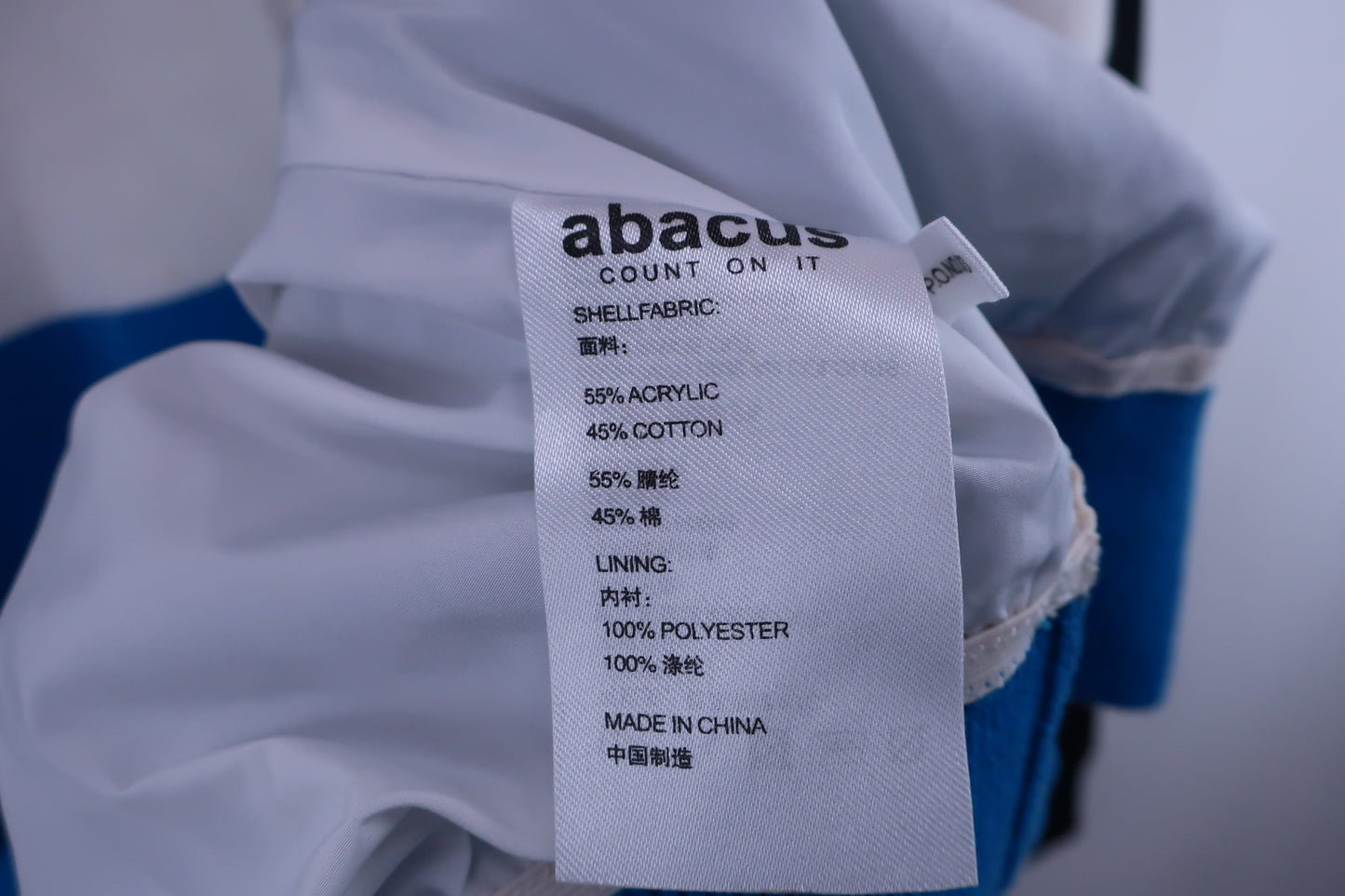 abacus ニットブルゾン 黒白青 メンズ EUR M A-8