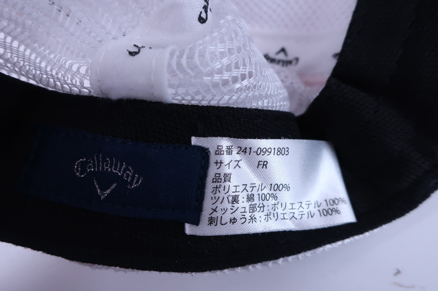 Callaway(キャロウェイ) キャップ 赤白ストライプ レディース フリーサイズ B-7
