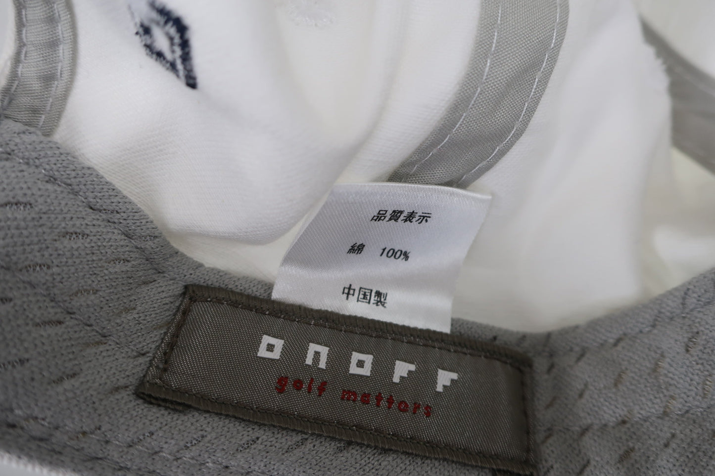 ONOFF(オノフ) キャップ 白 レディース フリーサイズ B-10