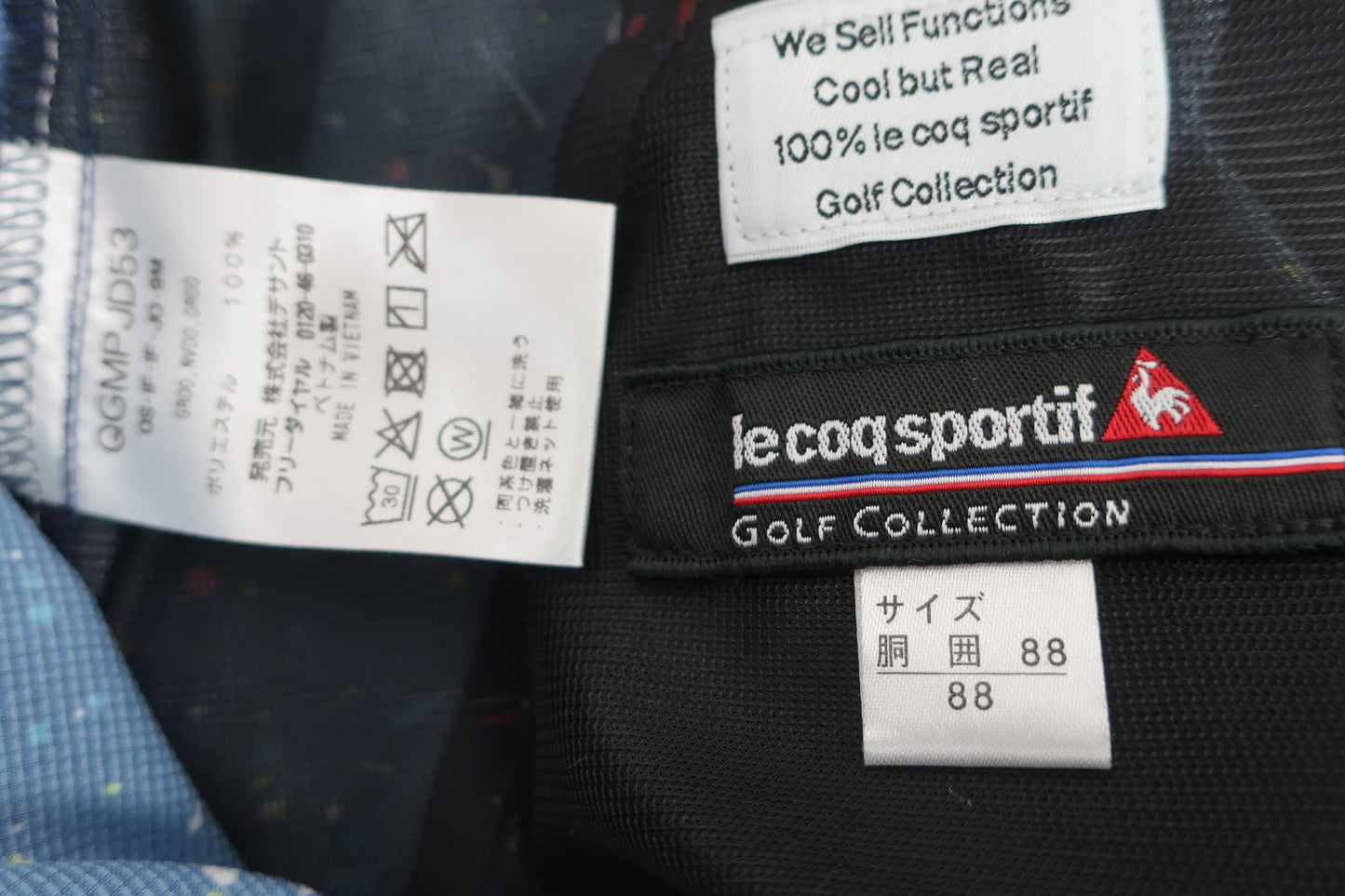 le coq sportif(ルコックスポルティフ) ハーフパンツ ネイビー総柄 メンズ 88 A-8