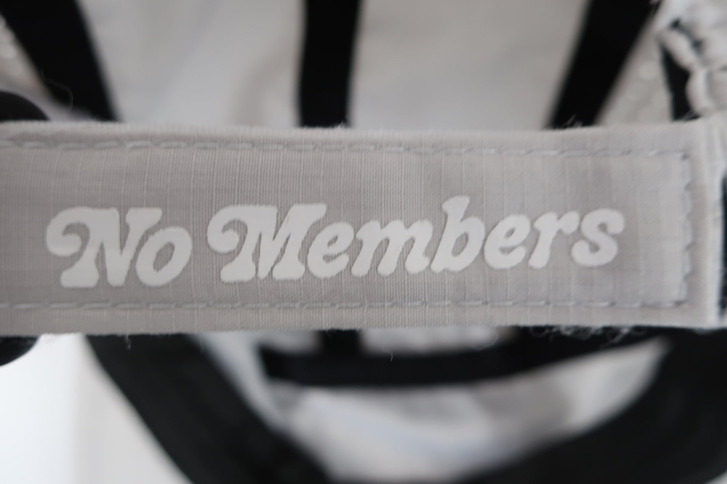 NO MEMBERS キャップ グレー メンズ フリーサイズ A-7