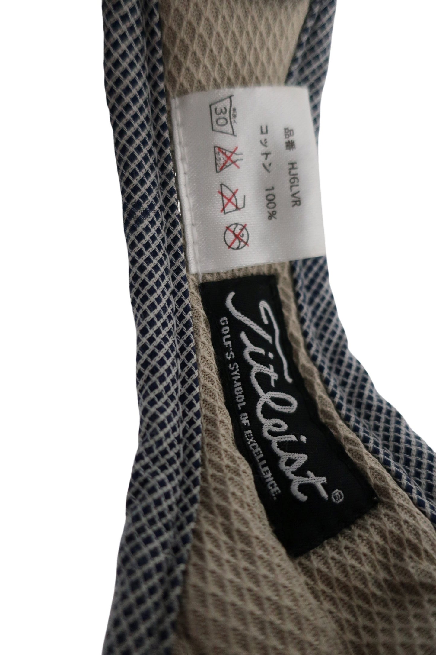 Titleist(タイトリスト) サンバイザー ネイビーチェック メンズ フリーサイズ A-8