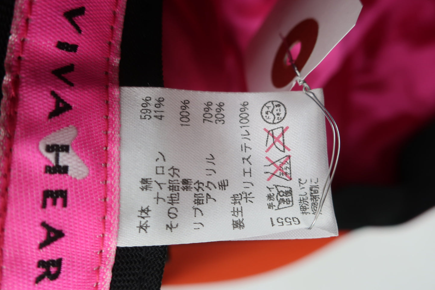 VIVA HEART(ビバハート) キャスケット ピンクチェック レディース 40 A-9