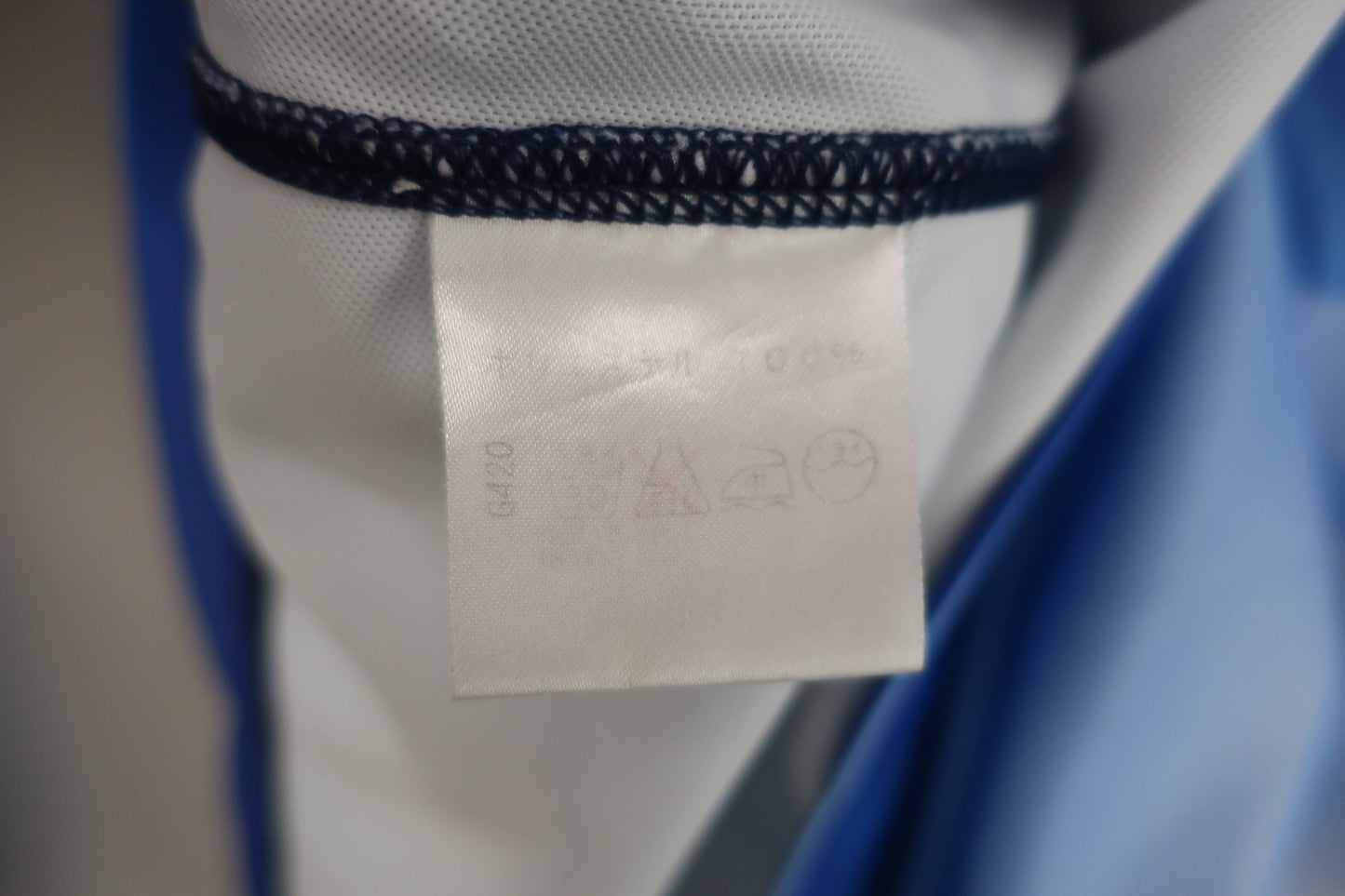 VIVA HEART(ビバハート) 長袖ハーフジップシャツ ネイビー青ボーダーグラデーション レディース 40 A-5