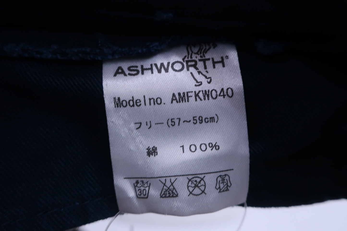 ASHWORTH(アシュワース) サンバイザー ネイビー レディース F(57~59cm) N-9