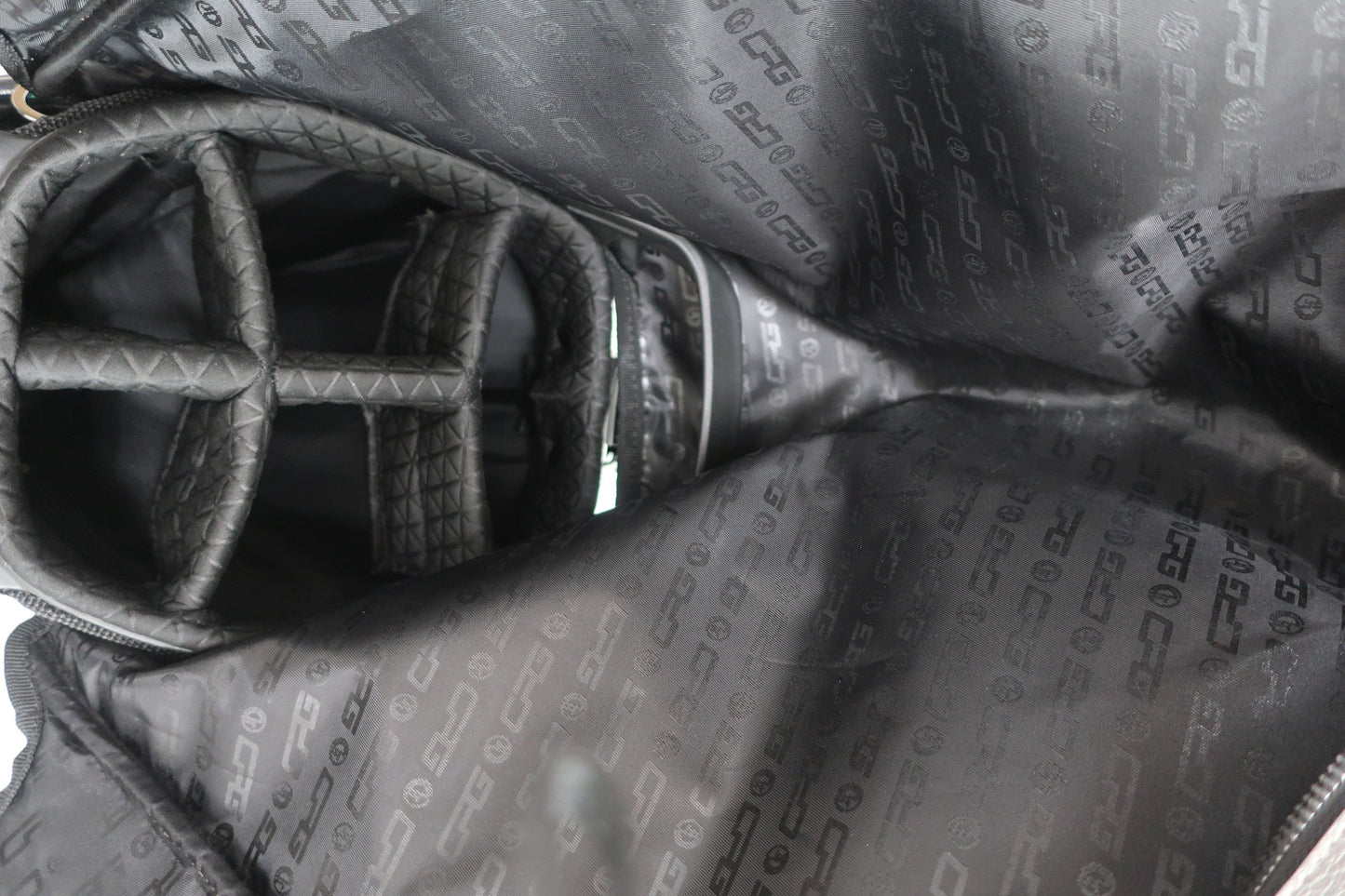 CPG GOLF(シーピージーゴルフ) スタンド式キャディバッグ 黒 5口 N-9