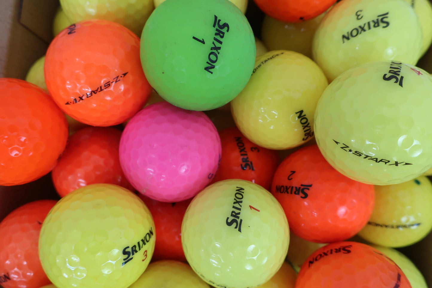 HONMA GOLF(本間ゴルフ) ロストボール カラフル 30球 モデル混合 AB-1