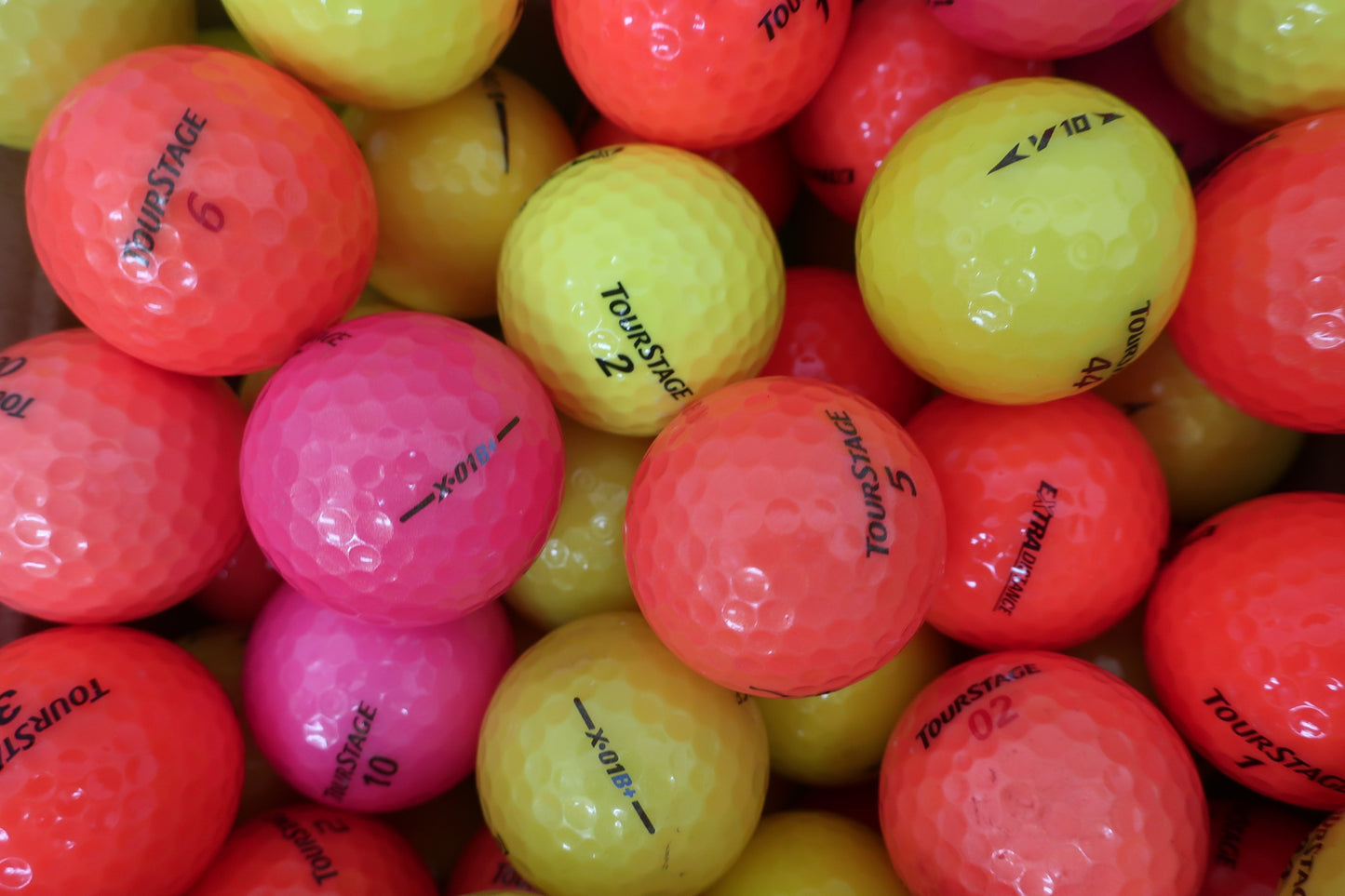 TOURSTAGE(ツアーステージ) ロストボール カラフル 30球 モデル混合 AB-1