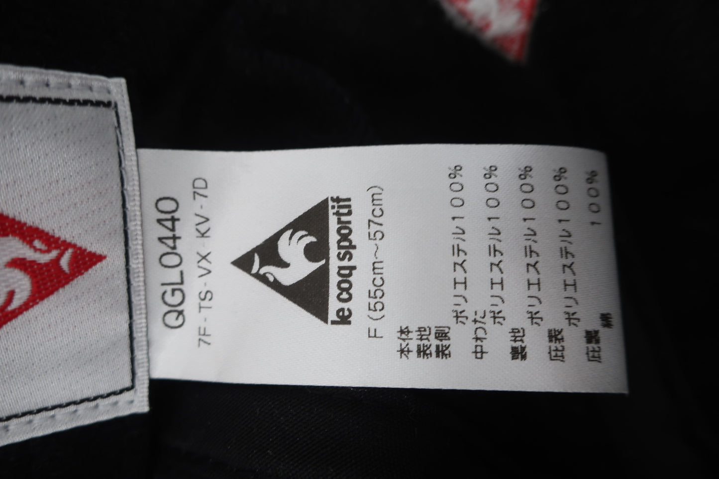 le coq sportif(ルコックスポルティフ) キャップ 白黒ドット柄 レディース フリーサイズ A