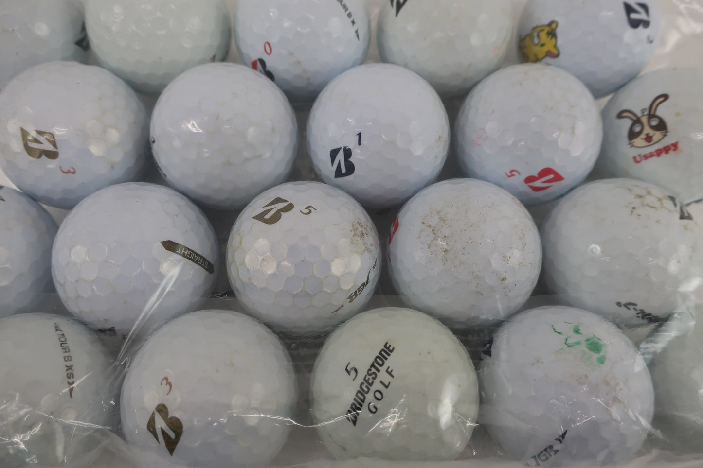 BRIDGESTONE GOLF(ブリヂストンゴルフ) ロストボール 白 20個 B