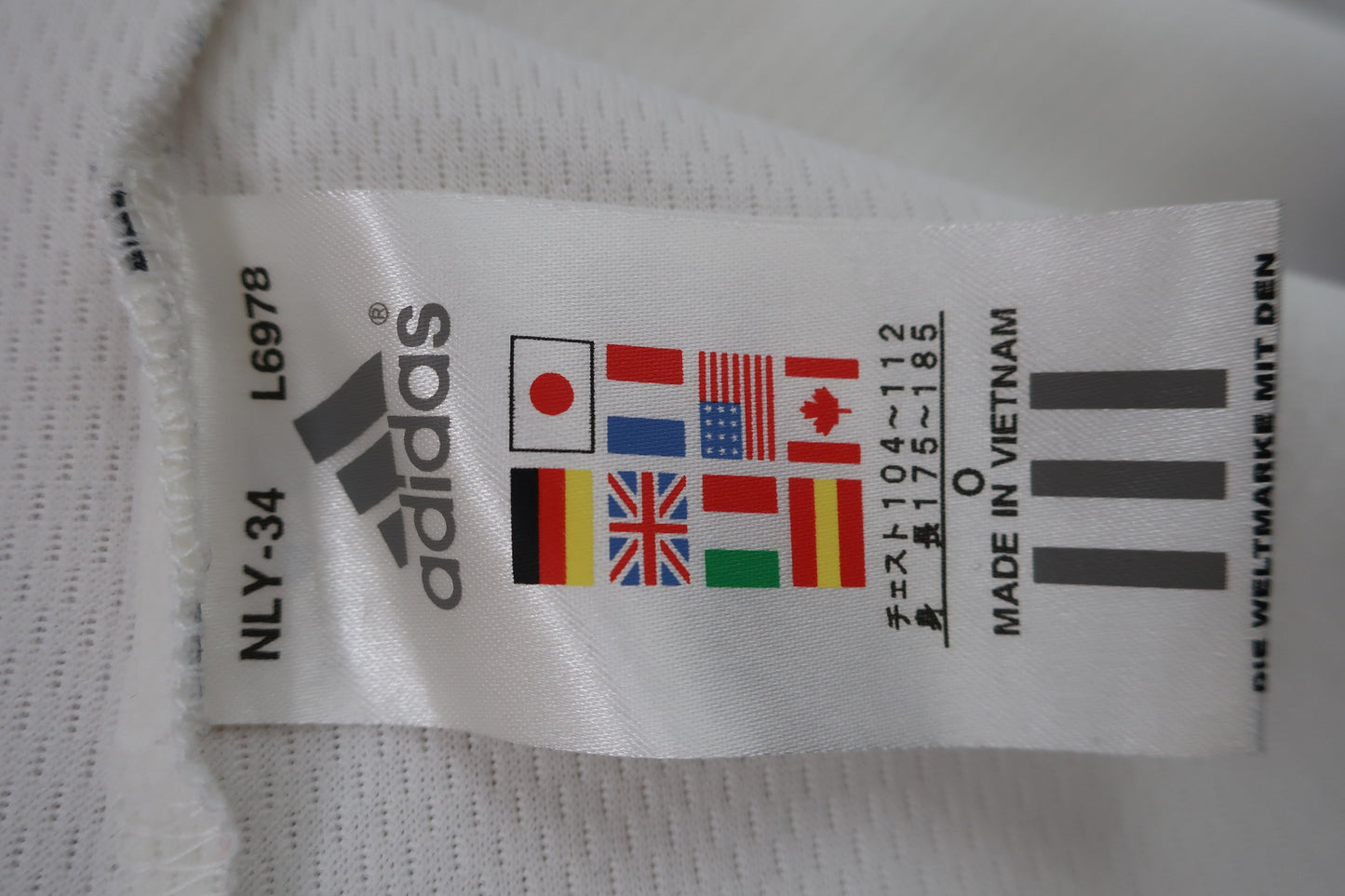 adidas(アディダス) ハーフジップシャツ 白グレー メンズ O/XG B