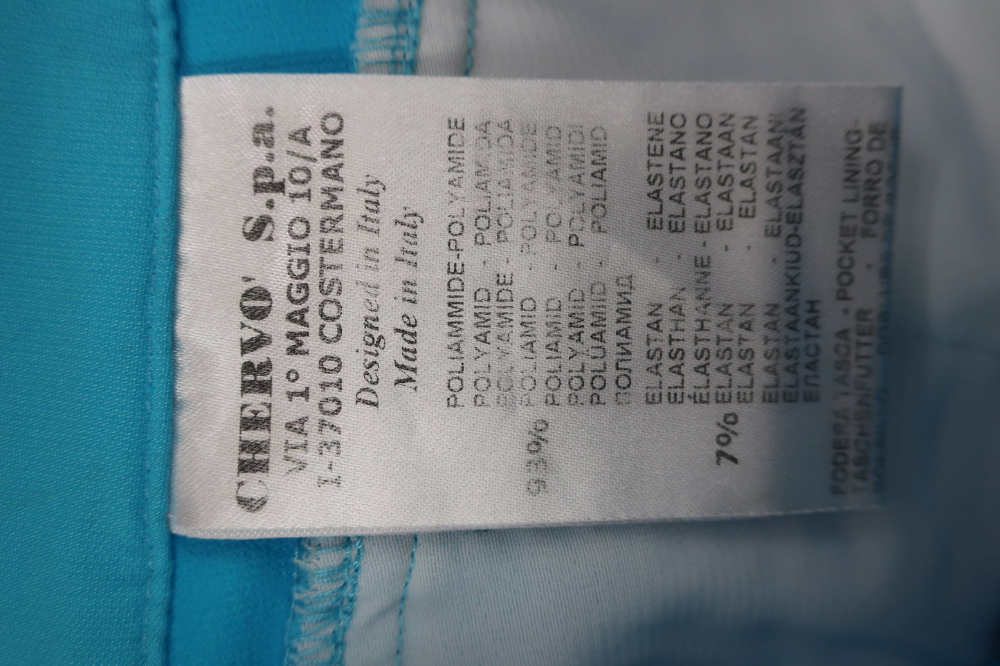 CHERVO(シェルボ) ハーフパンツ 水色 レディース I42 D36 F+E38 B