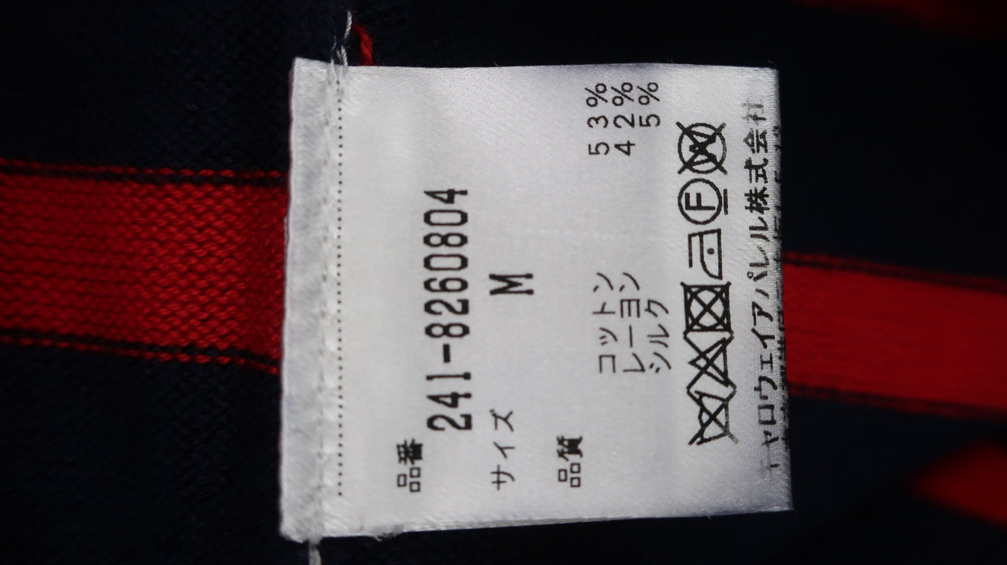 Callaway(キャロウェイ) セーター ネイビー赤ボーダー レディース M 241-8260804 B