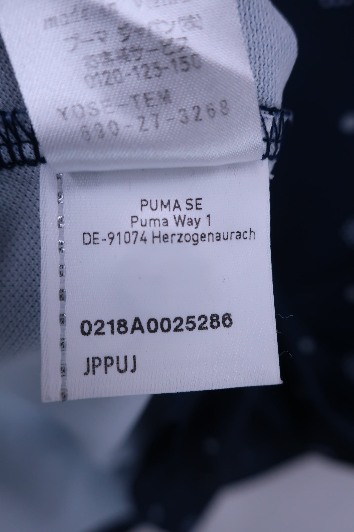PUMA GOLF(プーマゴルフ) ポロシャツ ネイビー白ドット柄 レディース XL B