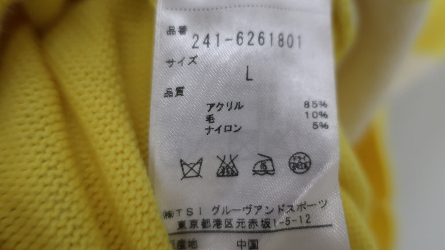 Callaway(キャロウェイ) ニットベスト 黄色 レディース L 241-6261801 A