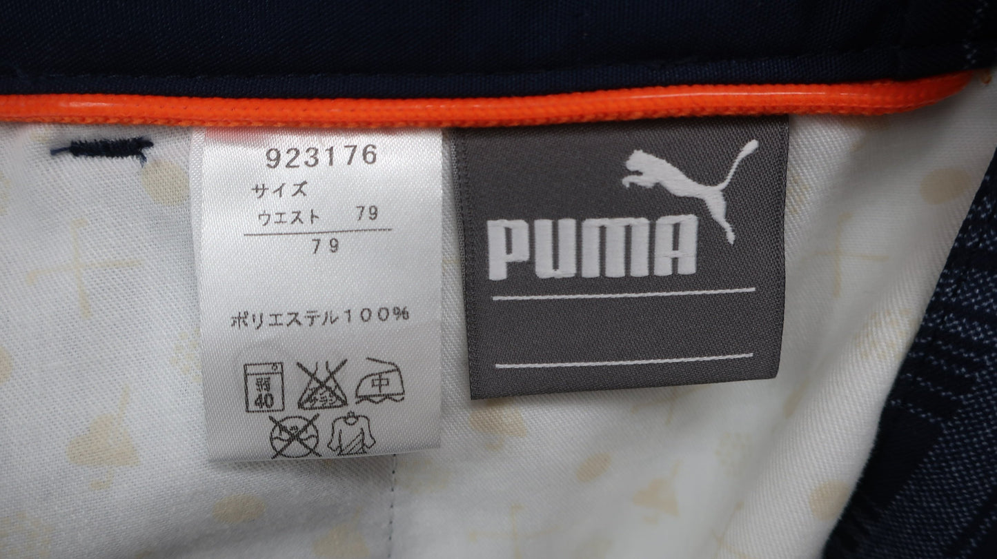 PUMA GOLF(プーマゴルフ) パンツ ネイビー総柄 メンズ 79 A