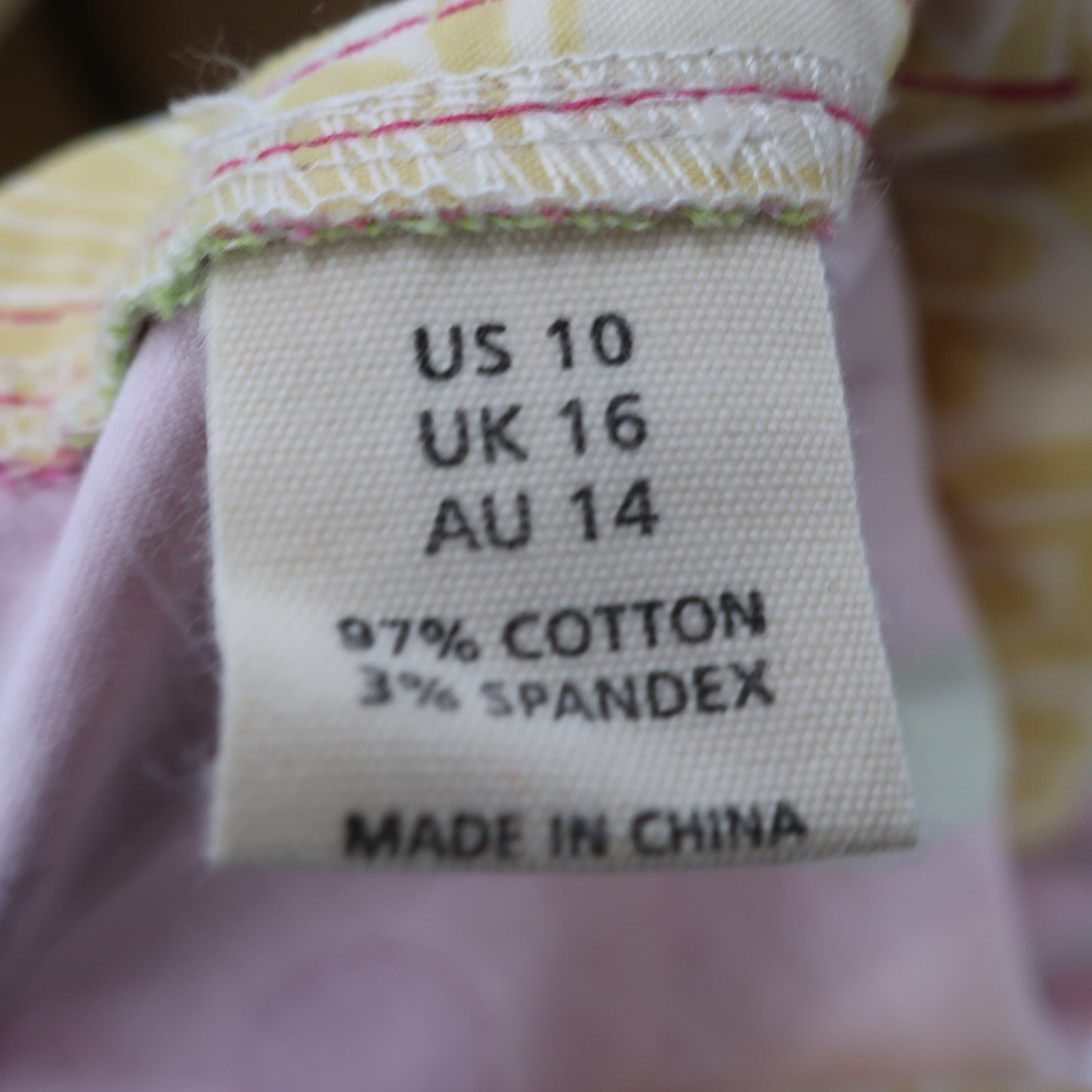 LOUDMOUTH(ラウドマウス) ショートパンツ ピンク総柄 レディース US 10 B