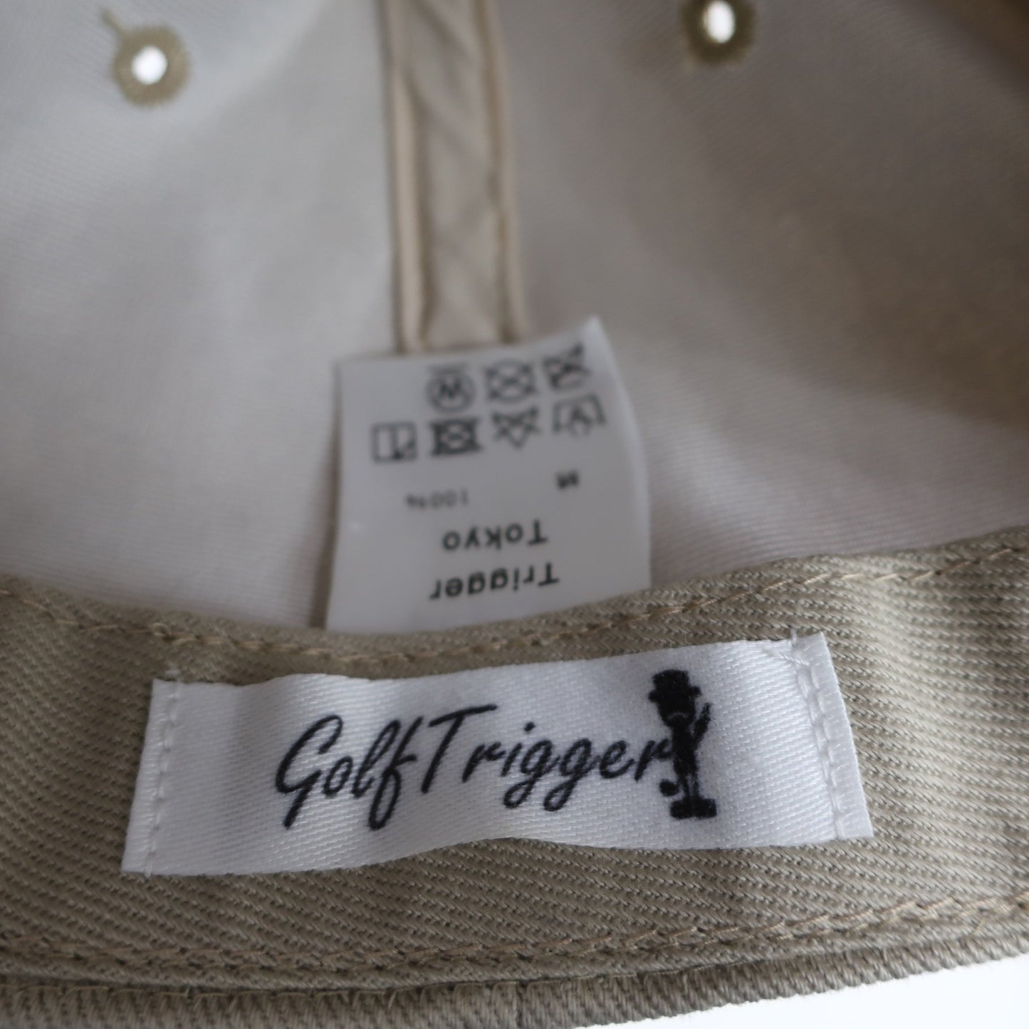 GOLF TRIGGER キャップ ベージュ メンズ フリーサイズ B