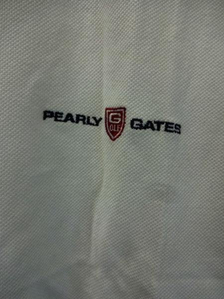 Pearly Gates(パーリーゲイツ) ハーフジップアップシャツ 白 レディース 0 053-160351 C