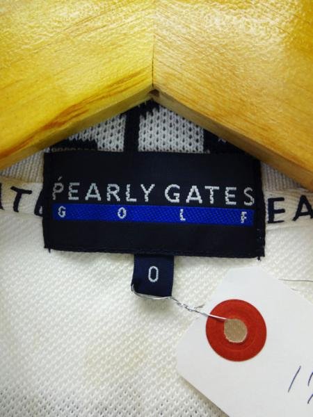 Pearly Gates(パーリーゲイツ) ハーフジップアップシャツ 白 レディース 0 053-160351 C