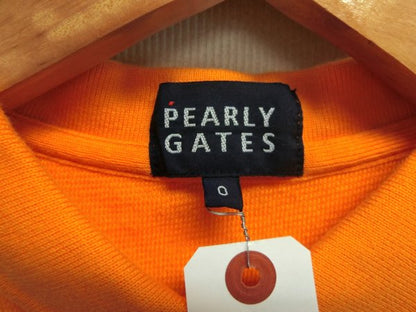 PEARLY GATES(パーリーゲイツ) 半袖ポロシャツ オレンジ レディース 0 B