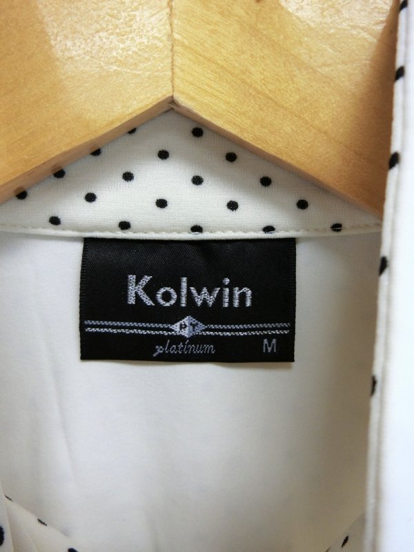 Kolwin(コルウィン) ハーフジップシャツ 白 レディース M C