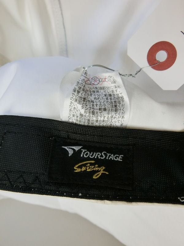 TOURSTAGE(ツアーステージ) キャップ 白 - 56~59cm S