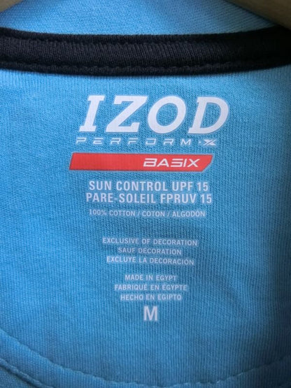 IZOD(アイゾッド) ポロシャツ 水色 メンズ M A