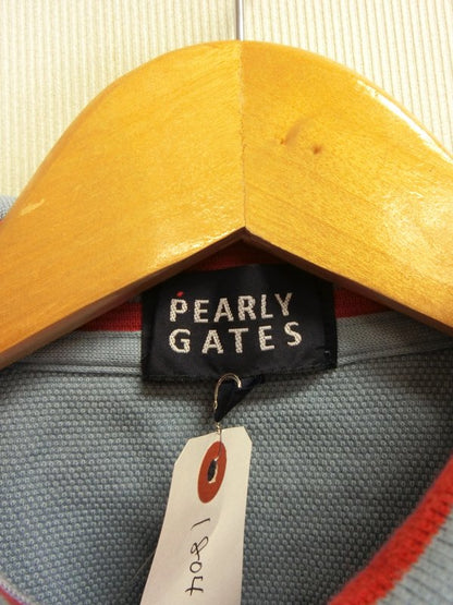 PEARLY GATES(パーリーゲイツ) ポロシャツ 水色 レディース 0 B