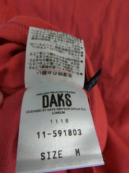 DAKS GOLF(ダックスゴルフ) ポロシャツ 赤 レディース M B