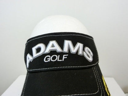 ADAMS GOLF(アダムスゴルフ) サンバイザー 黒 フリー(57?59cm) A