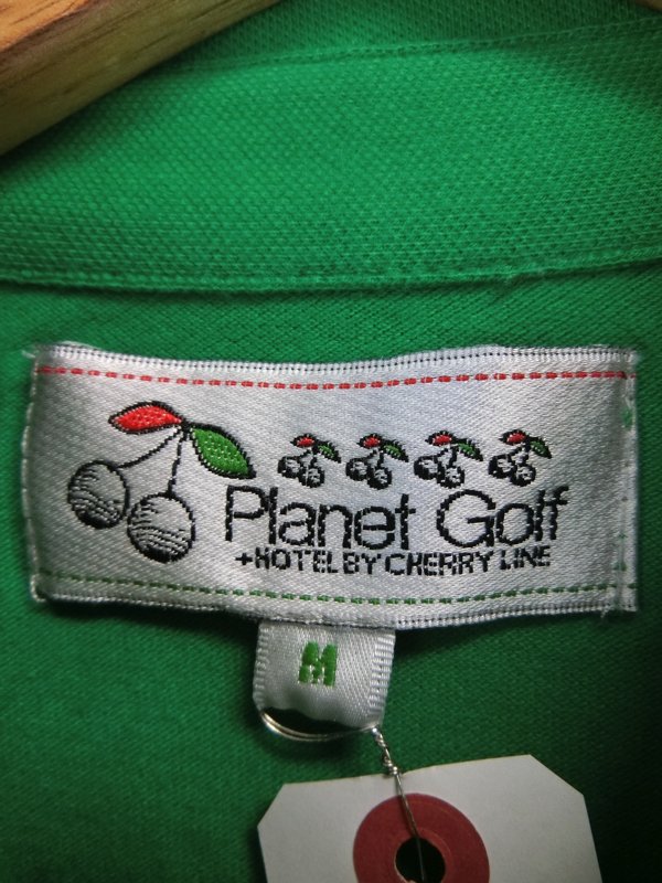 Planet Golf(プラネットゴルフ) 長袖ポロシャツ 緑 レディース М B