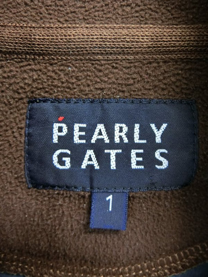 PEARLY GATES(パーリーゲイツ) 長袖ハーフジップアップシャツ 青 レディース 1 C