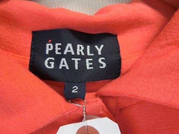 PEARLY GATES(パーリーゲイツ) ポロシャツ 赤 レディース 2 B