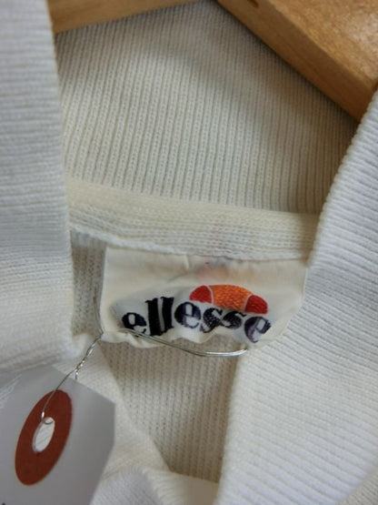 ellesse(エレッセ) 半袖ポロシャツ 白 レディース M C