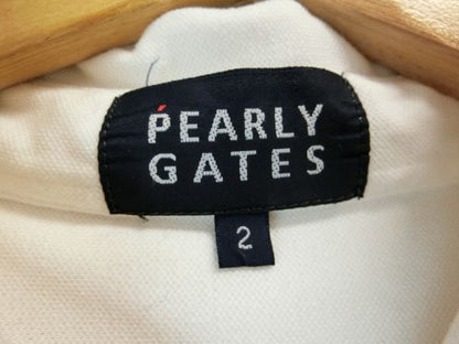 PEARLY GATES(パーリーゲイツ) 長袖ポロシャツ 白 レディース 2 C