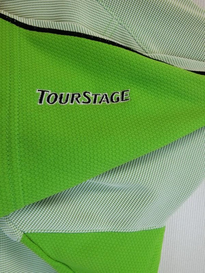 TOURSTAGE(ツアーステージ) ハーフジップシャツ 黄緑 メンズ M B