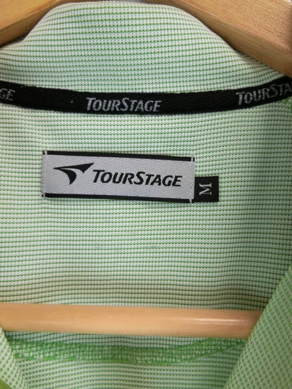 TOURSTAGE(ツアーステージ) ハーフジップシャツ 黄緑 メンズ M B