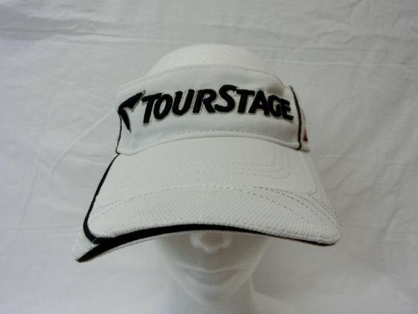 TOURSTAGE(ツアーステージ) サンバイザー 白 B