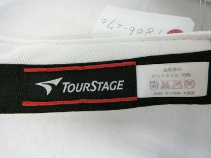 TOURSTAGE(ツアーステージ) サンバイザー 白 B