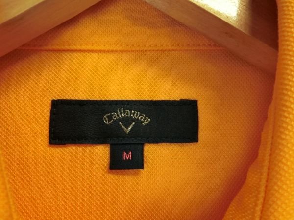 Callaway(キャロウェイ) ポロシャツ オレンジ レディース M B