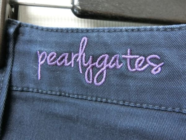 PEARLY GATES(パーリーゲイツ) パンツ 紺 レディース 0 B