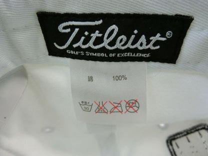 Titleist(タイトリスト) キャップ 白 B