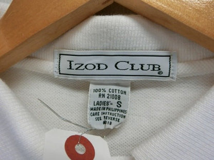 IZOD CLUB ポロシャツ 白 レディース S B