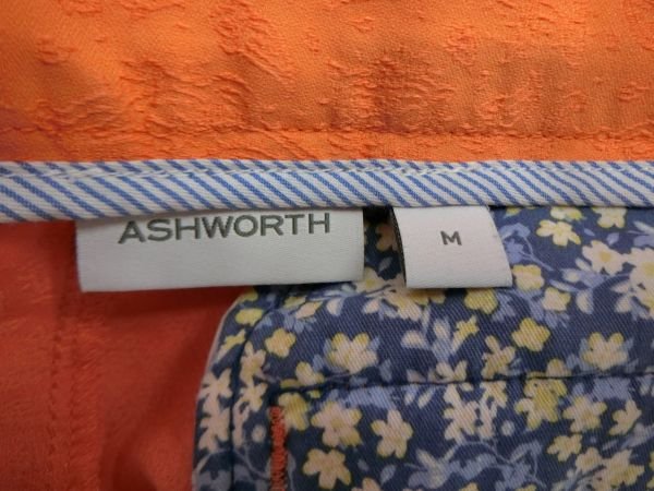 Ashworth(アシュワース) パンツ オレンジ総柄 レディース M A