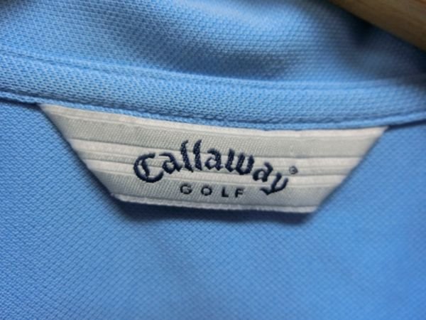 Callaway(キャロウェイ) ハーフジップシャツ 水色 レディース S A