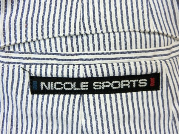 NICOLE SPORTS(ニコルスポーツ) キュロットスカート 紺×白ストライプ レディース S A