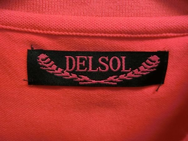 DELSOL(デルソル) ポロシャツ ピンク レディース M A