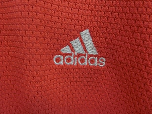 adidas(アディダス) ハーフジップポロシャツ ピンク レディース M B